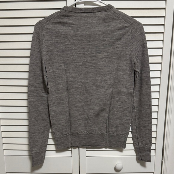 Uniqlo Merino Wool Sweater Charcoal - Picture 2 of 5